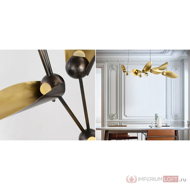 Дизайнерская люстра LAVRA 10 buds от ImperiumLoft