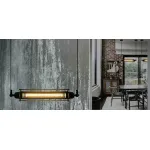 Подвесной светильник Loft Industrial Edison Cage Horizontal Mono от ImperiumLoft