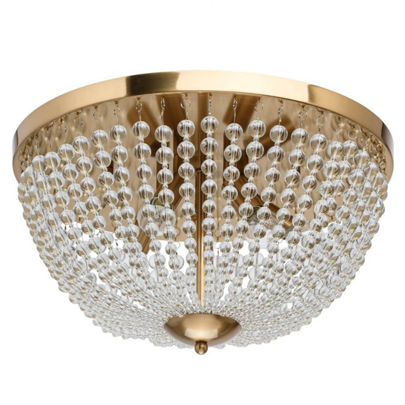 Потолочный светильник Virginia Clear Beads ceiling Gold S от ImperiumLoft