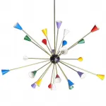 Люстра Huge Pair of Multi Color Italian Sputnik от ImperiumLoft