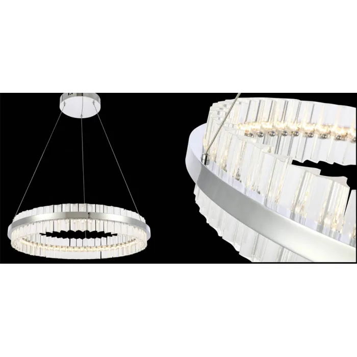 Люстра Ring Horizontal Chrome от ImperiumLoft