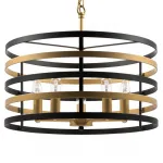 Подвесная люстра Gold Stripes Chandelier 5