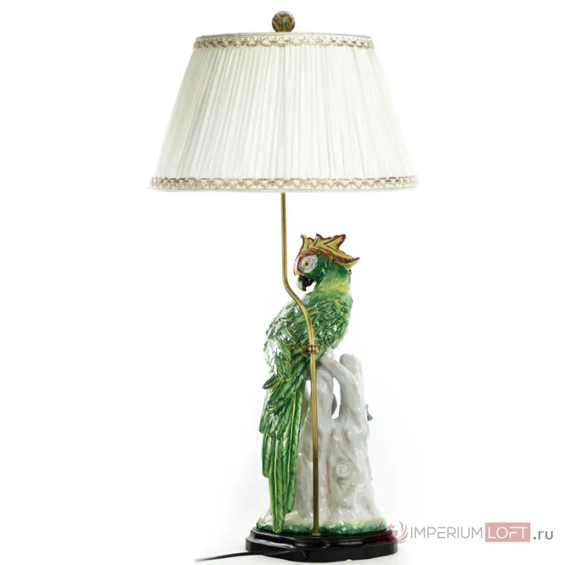 Настольная лампа Green Parrot Lamp от ImperiumLoft