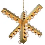 Подвесной светильник Nero Chandelier Gold от ImperiumLoft