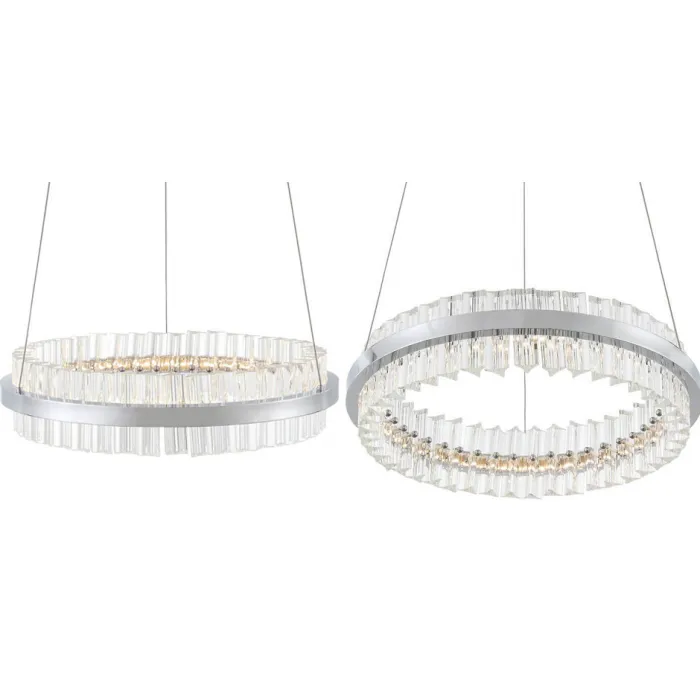 Люстра Ring Horizontal Chrome от ImperiumLoft