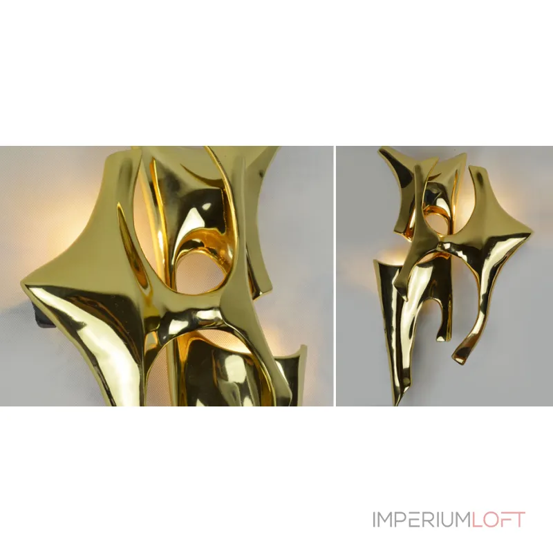 Бра Signed Wall Light by Fred Brouard