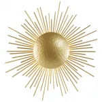 Бра Золотое Солнце Gold Sun от ImperiumLoft
