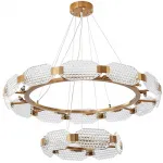 Люстра Ring shaped crystal chandelier от ImperiumLoft