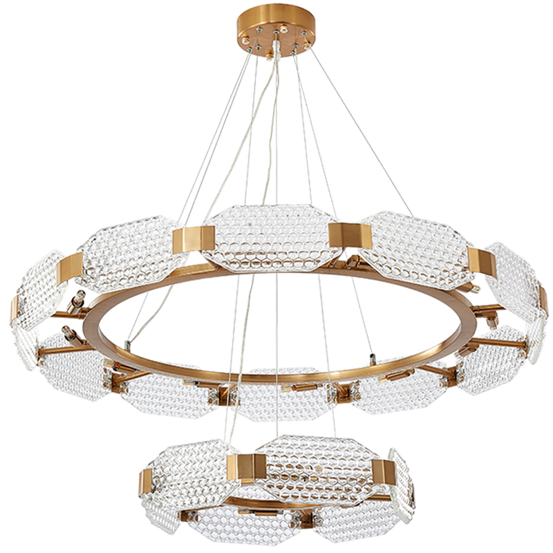 Люстра Ring shaped crystal chandelier от ImperiumLoft
