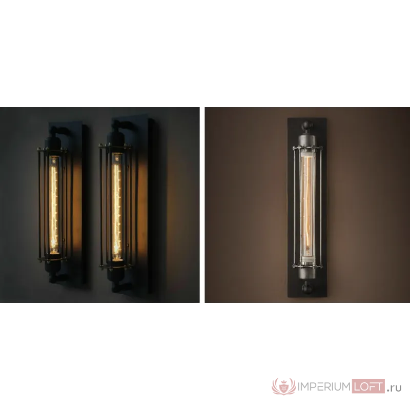 Бра настенное Loft Industrial Edison Cage Momo от ImperiumLoft