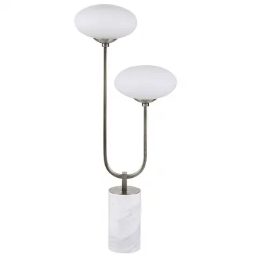 Oval Balls Mushrooms Table Lamp Silver