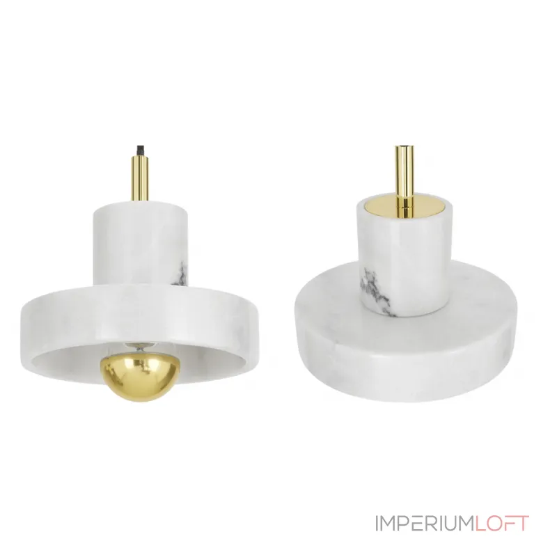Люстра Tom Dixon Stone Pendant White 3