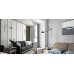 Бра Restoration Hardware ORBITER II Wall lamp Black