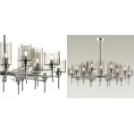 Люстра на штанге AXO Light Spillray Chromium Lamps 20 Люстра на штанге AXO Light Spillray Chromium Lamps 20