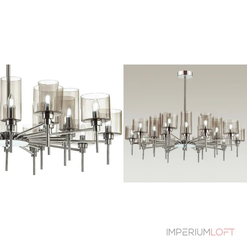 Люстра на штанге AXO Light Spillray Chromium Lamps 20 Люстра на штанге AXO Light Spillray Chromium Lamps 20