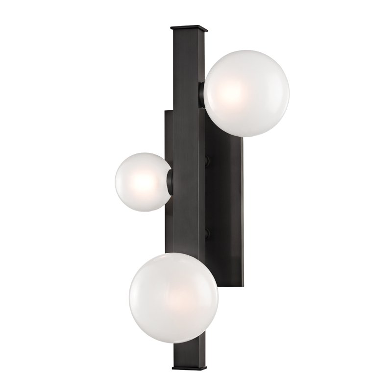 Бра Hudson Valley 8703-OB Mini Hinsdale 3 Light Wall Sconce от ImperiumLoft
