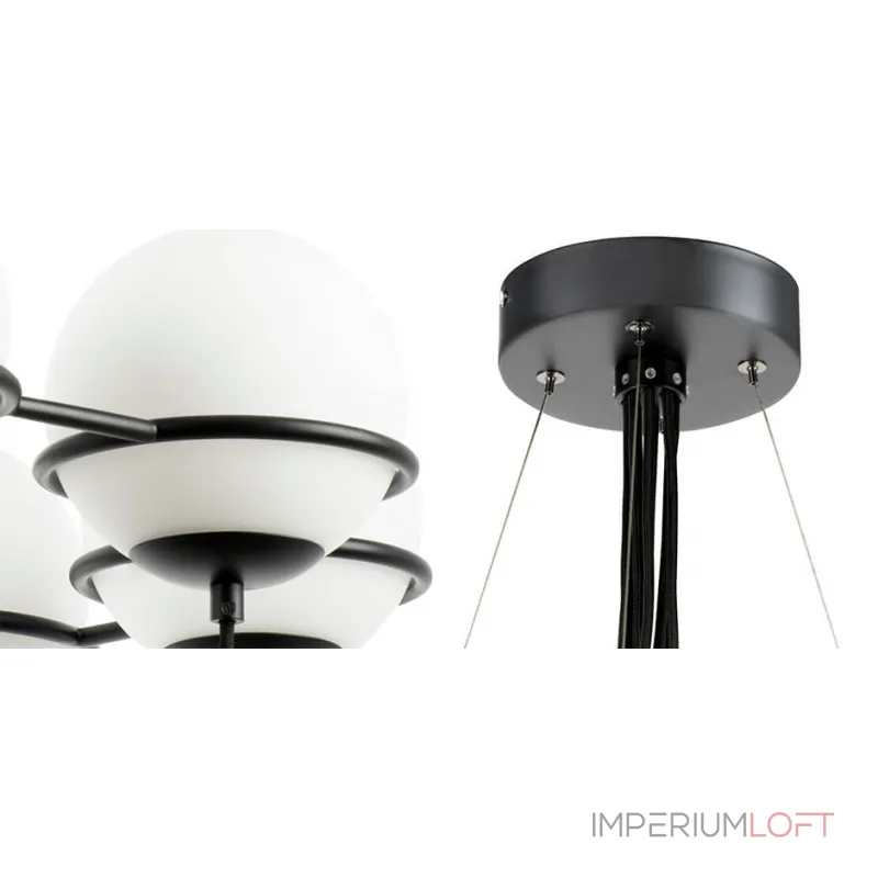 Подвесная люстра Melissa Chandelier Black 8 Подвесная люстра Melissa Chandelier Black 8