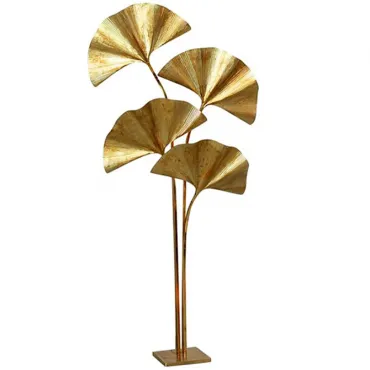 Торшеp золотые листья пальмы four palm leaves Floor Lamp от ImperiumLoft