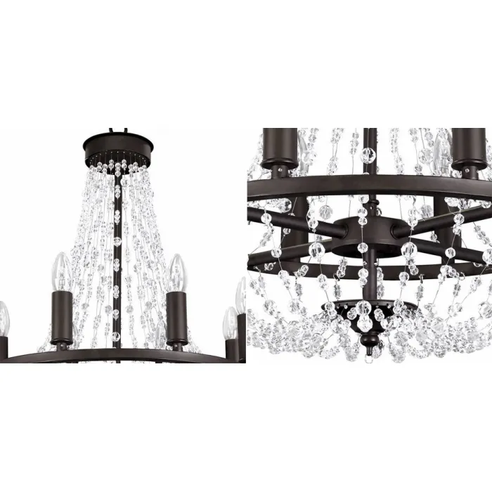 Подвесная люстра Brutal Crystal Chandelier 8