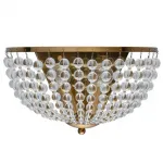 Бра Virginia Clear Beads Wall Lamp Gold