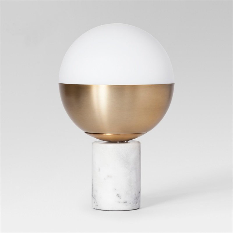 Настольная лампа Geneva Globe Marble от ImperiumLoft