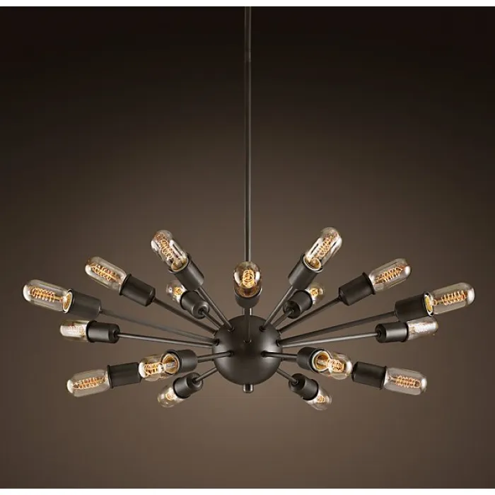 Люстра Loft Industrial Sputnik Chandelier Elliptical от ImperiumLoft
