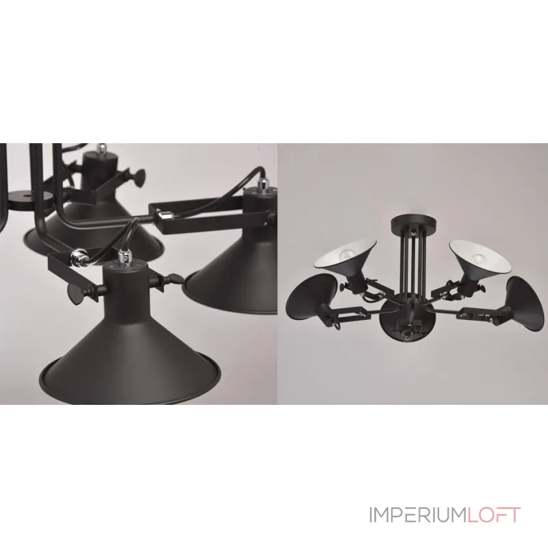 Потолочная люстра Rotating Light Black Потолочная люстра Rotating Light Black
