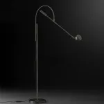 Торшер Restoration Hardware ORBITER II Task Floor Black с поворотным плафоном