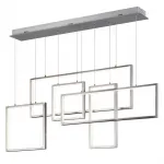 Подвесная люстра Rectangle Geometry Chandelier Nickel 5 Подвесная люстра Rectangle Geometry Chandelier Nickel 5