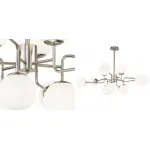 Люстра на штанге Tiepolo Ball Chandelier Nickel 12