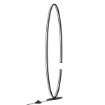 Торшер Half Ring Floor Lamp Black от ImperiumLoft