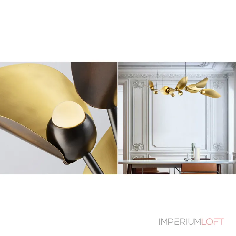 Дизайнерская подвесная люстра LAVRA 7 buds Дизайнерская подвесная люстра LAVRA 7 buds