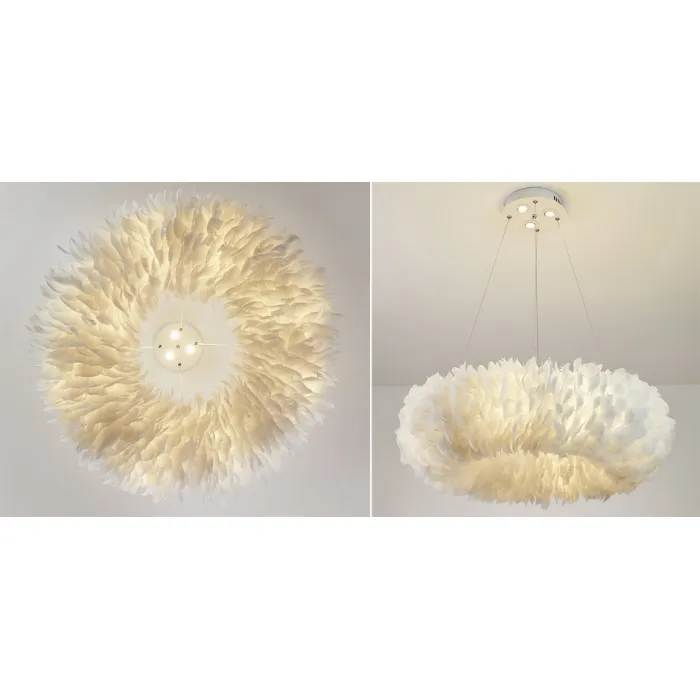 Подвесная люстра Plumage White