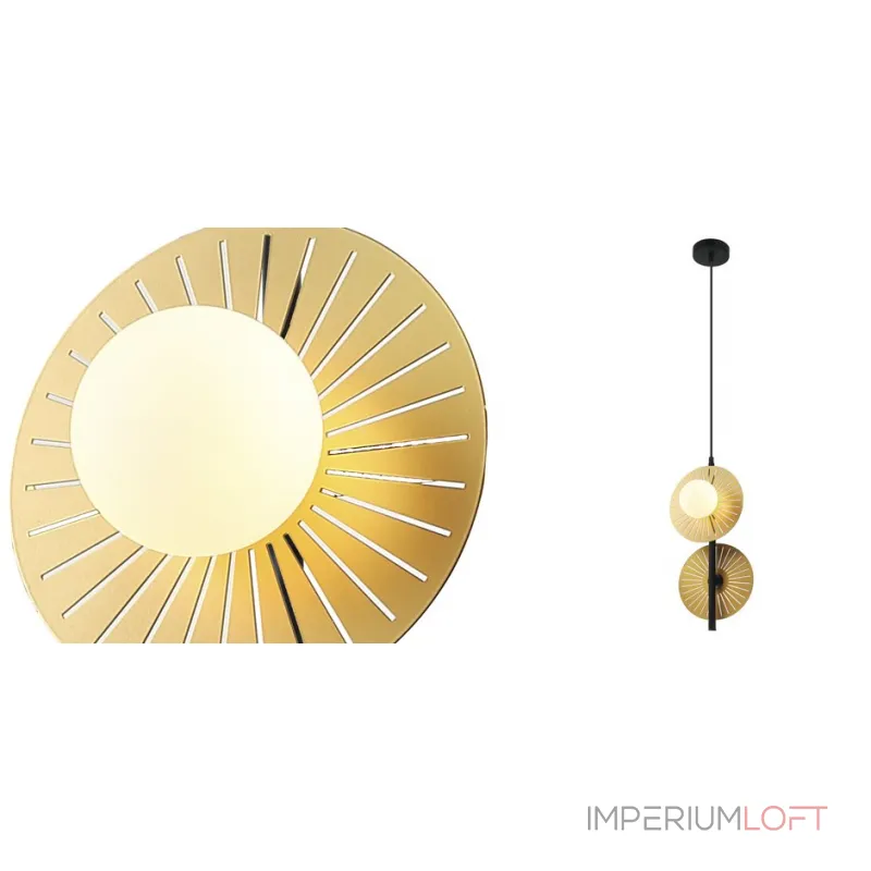 Люстра Balls & Discs Vertical 2 от ImperiumLoft Люстра Balls & Discs Vertical 2 от ImperiumLoft