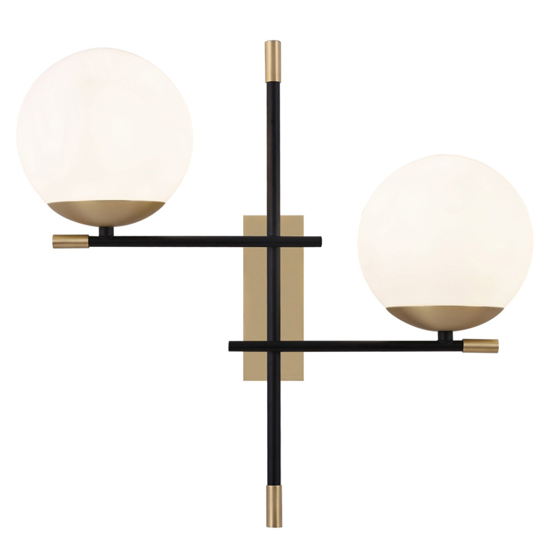 Бра Spike Two Balls Wall Lamp от ImperiumLoft