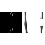 Торшер Half Ring Floor Lamp Black от ImperiumLoft