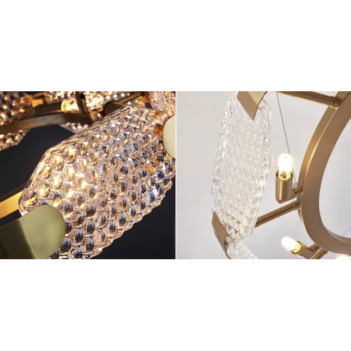 Люстра Ring shaped crystal chandelier от ImperiumLoft