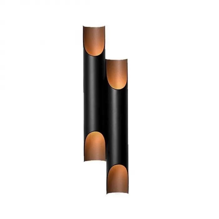 Бра Galliano Double by DELIGHTFULL Black от ImperiumLoft