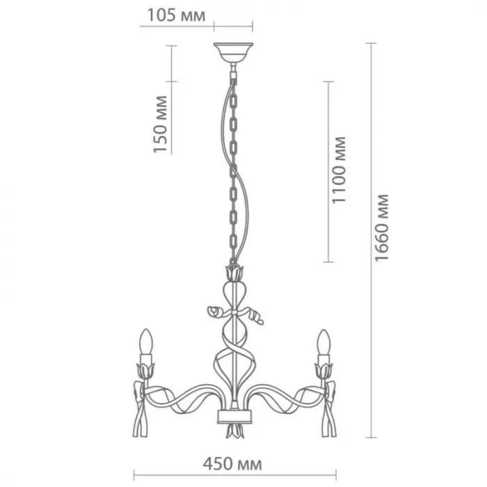Люстра Kinder rosset 3 Less от ImperiumLoft
