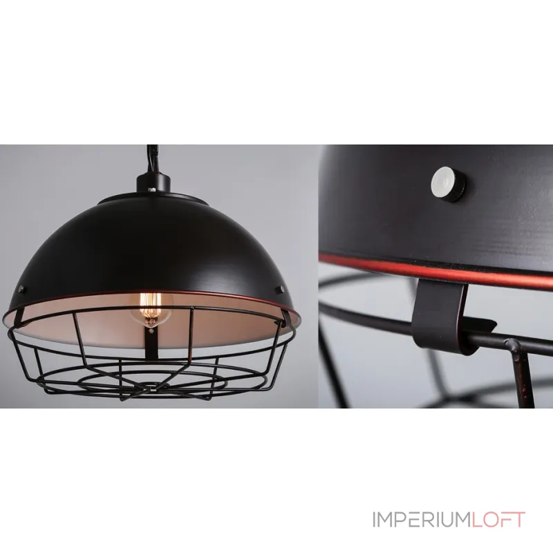 Светильник Loft Industrial Metal Cage Spiderweb