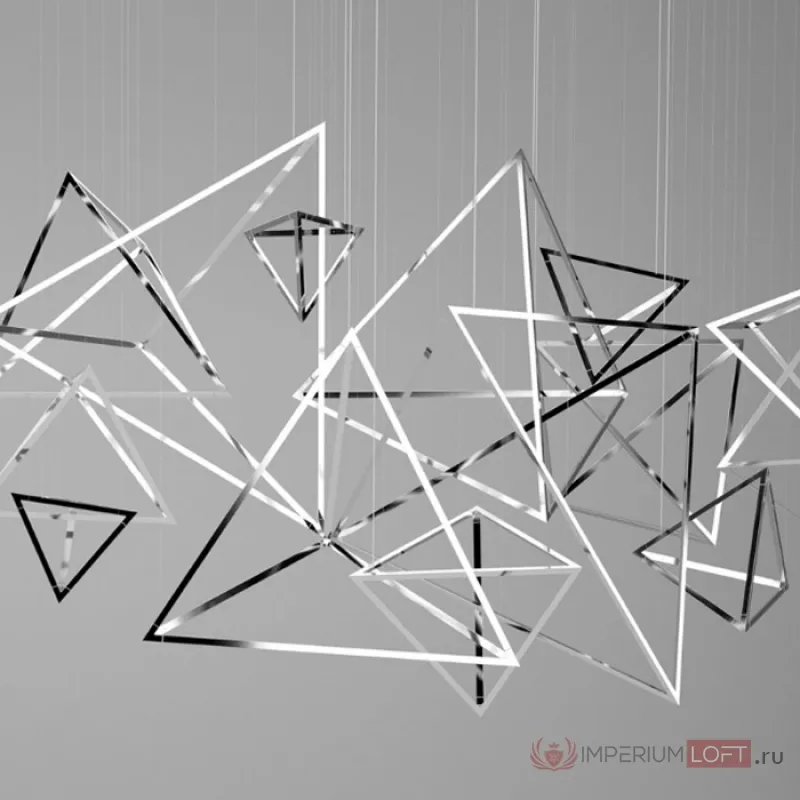 Подвесной светильник Weightless Triangles от ImperiumLoft