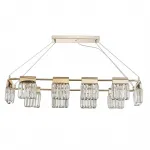 Люстра Crystal Pendants gold 10