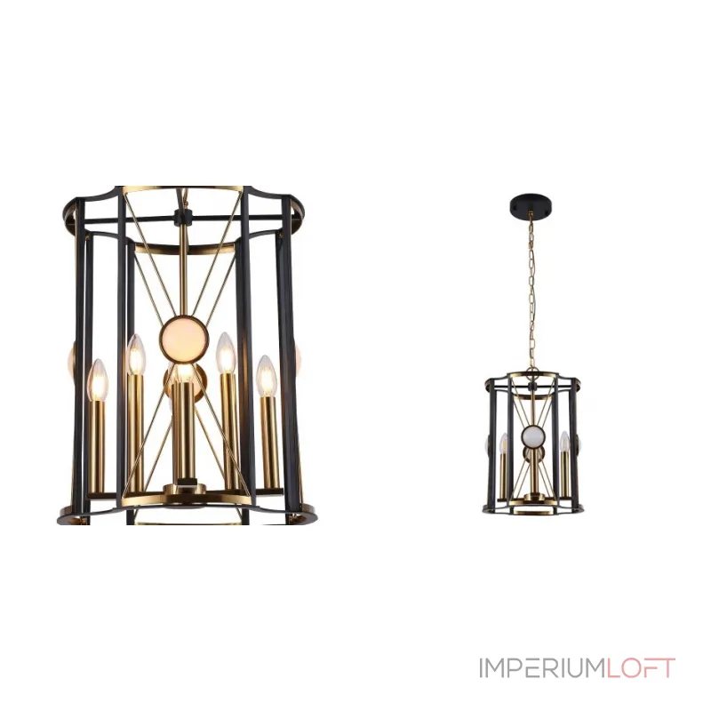 Подвесная люстра Candles Cell Gold