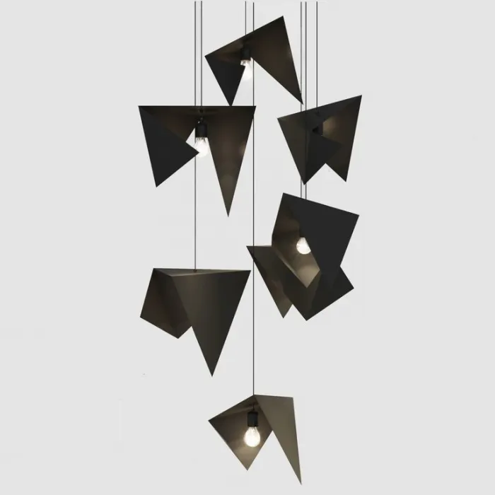 Люстра Chandelier BIRD 7 black LGH0731 от ImperiumLoft