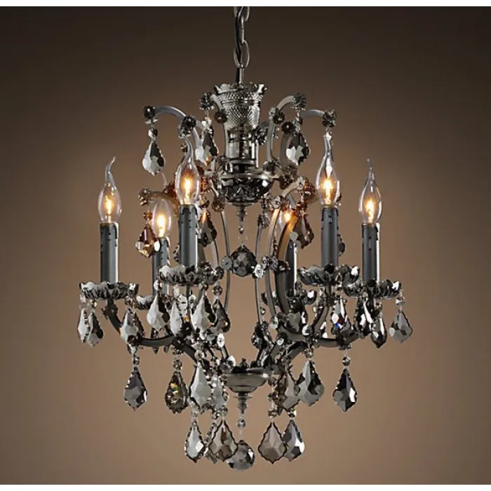 Люстра 19TH C. ROCOCO IRON & Smok CRYSTAL 6 от ImperiumLoft