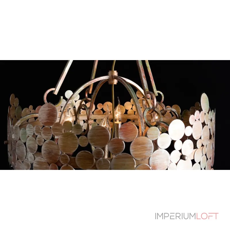 Подвесная люстра Round Iron Shod Chandelier
