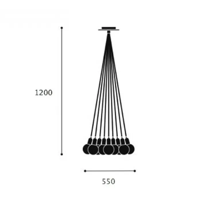 Люстра Idle Max pendant lamp от ImperiumLoft
