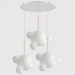 Люстра GIOPATO & COOMBES BOLLE BLS LAMP white glass circle