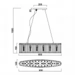 Люстра Board Chandelier от ImperiumLoft
