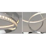 Люстра Композиция из колец ORACLE Mahlu 5 Rings Silver от ImperiumLoft